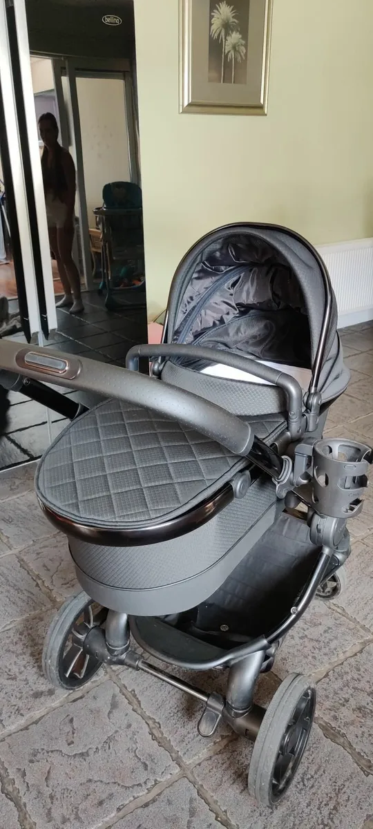 Icandi 7 Peach Cerium pram bundle - Image 1