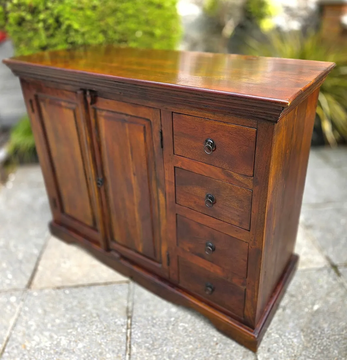 Compact Vintage Mahogany Sideboard - Image 1