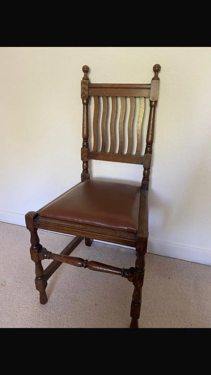 4 Antique Chairs - Image 1