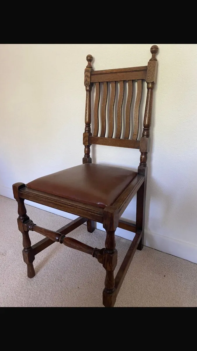 4 Antique Chairs - Image 2