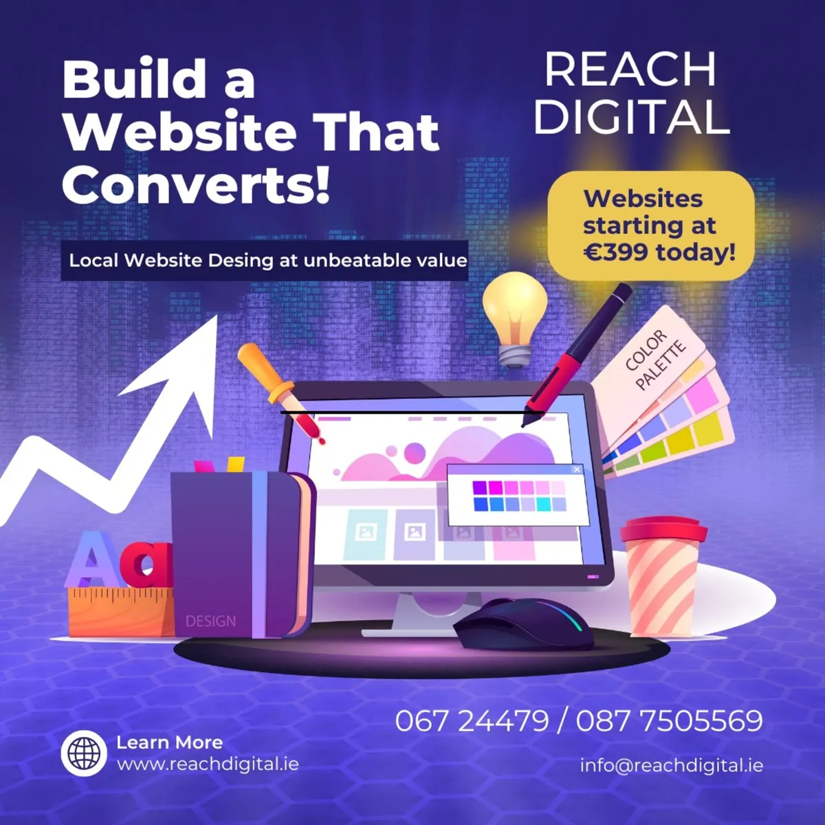 🚀 GET ONLINE FAST Pro Website Design – Only €399