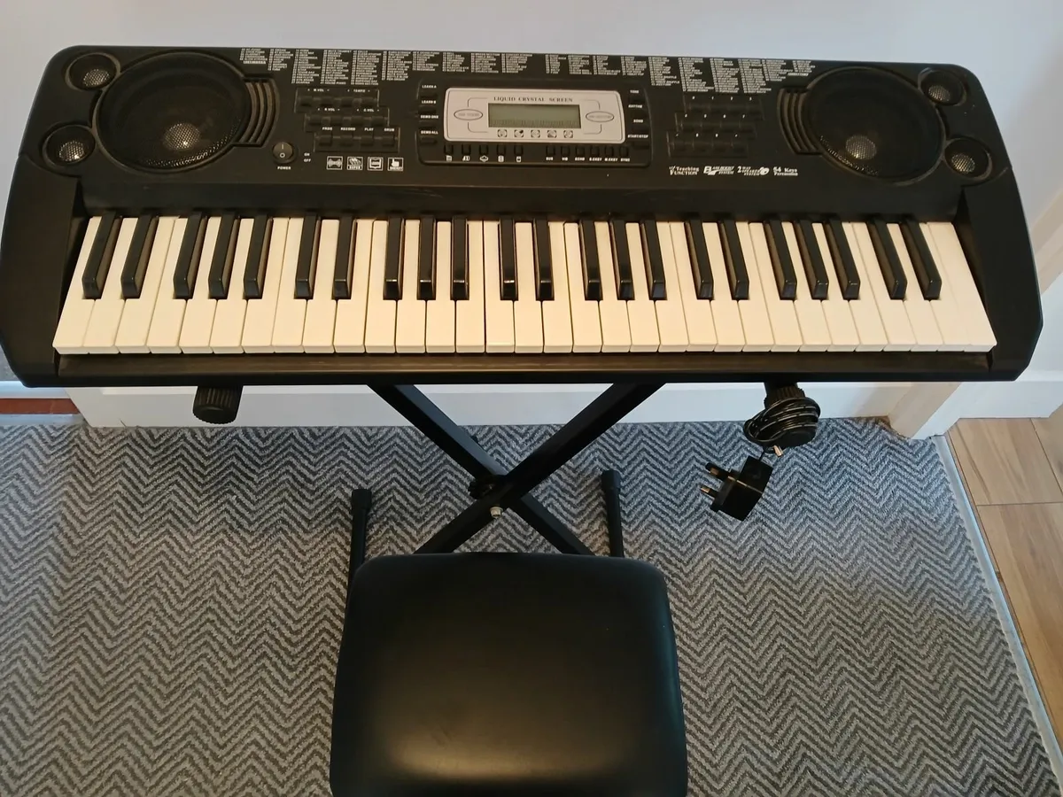 Kids Electric Keyboard (stool/stand included) - Image 2