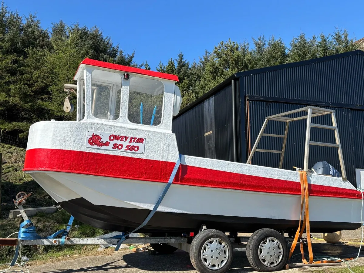 Wilson flyer 17 fishing boat - Image 1