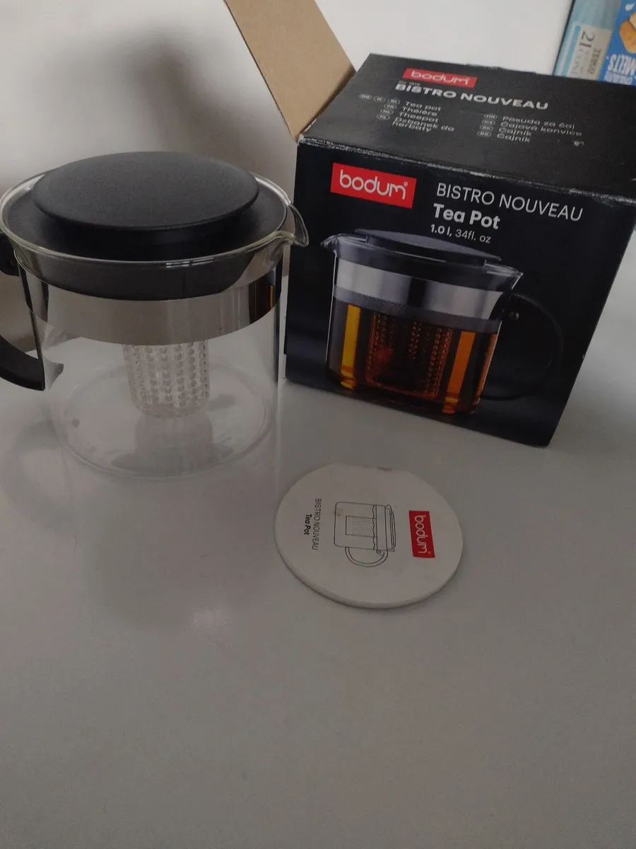 New bodium bistro glass teapot with infuser - Image 4