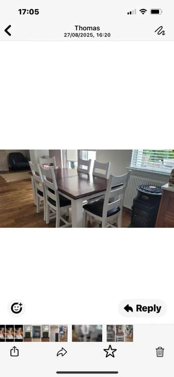 Dining table and chairs - Image 2