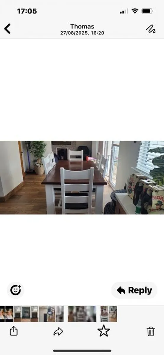 Dining table and chairs - Image 3