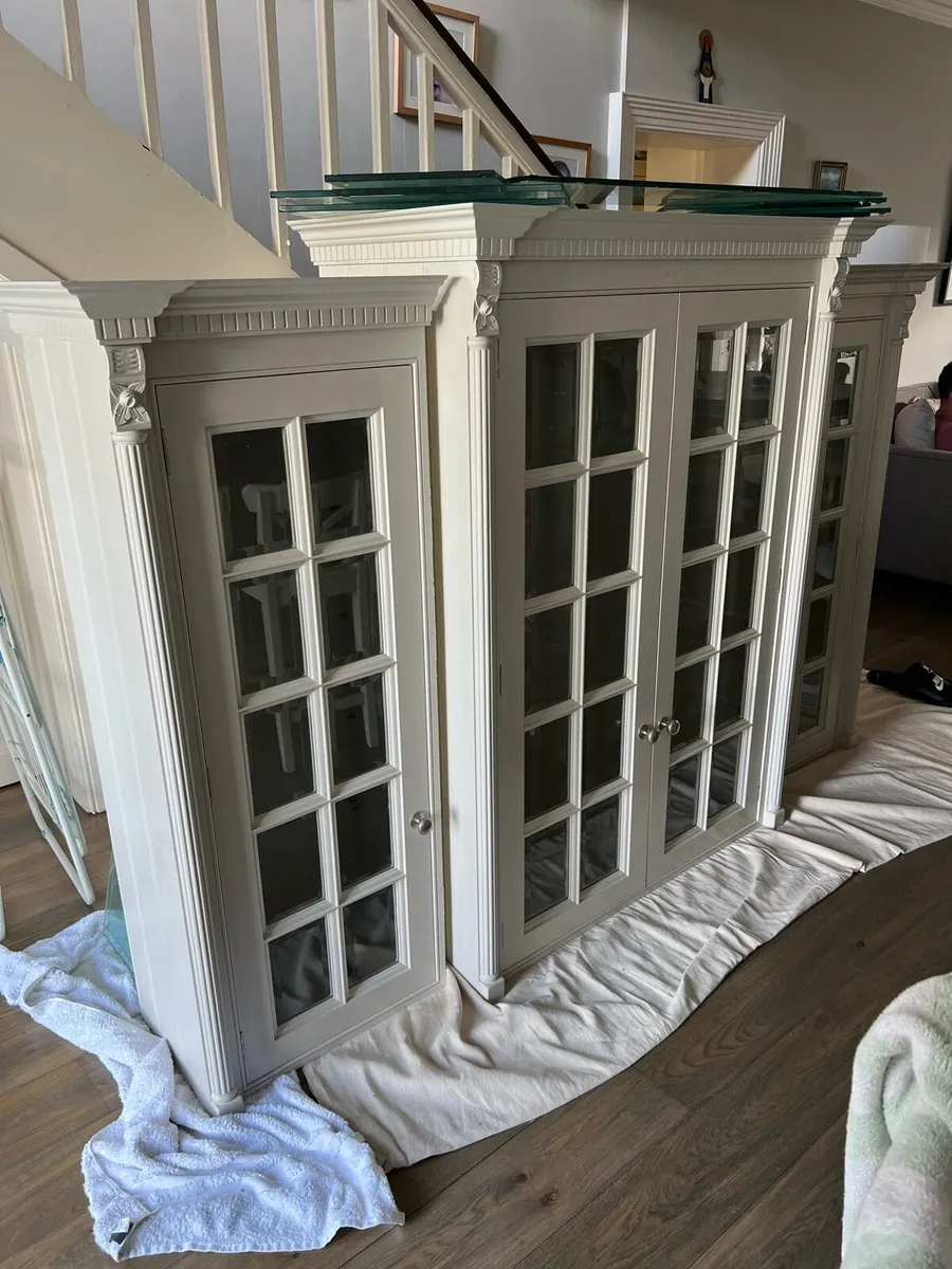Solid Wood Hand Crafted Kitchen Cabinet - Image 2