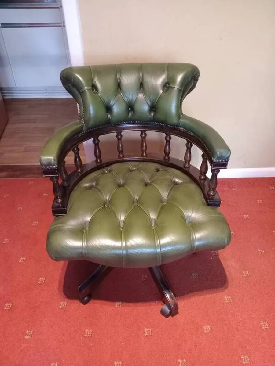 Chesterfield Captain's Chair - Image 1