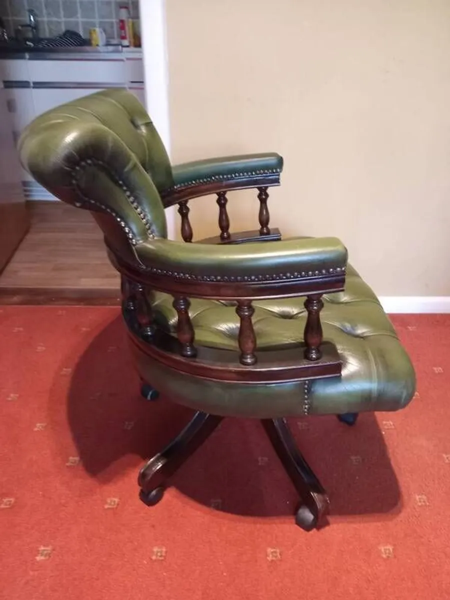Chesterfield Captain's Chair - Image 2