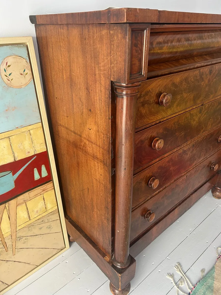 Mahogany Chest of Drawers - Image 4