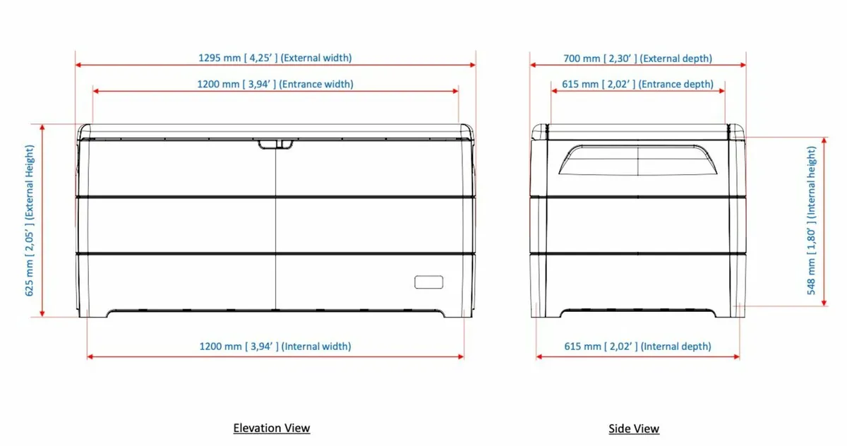 Duramax Durabox Patio Boxes 416 Litre Waterproof - Image 3