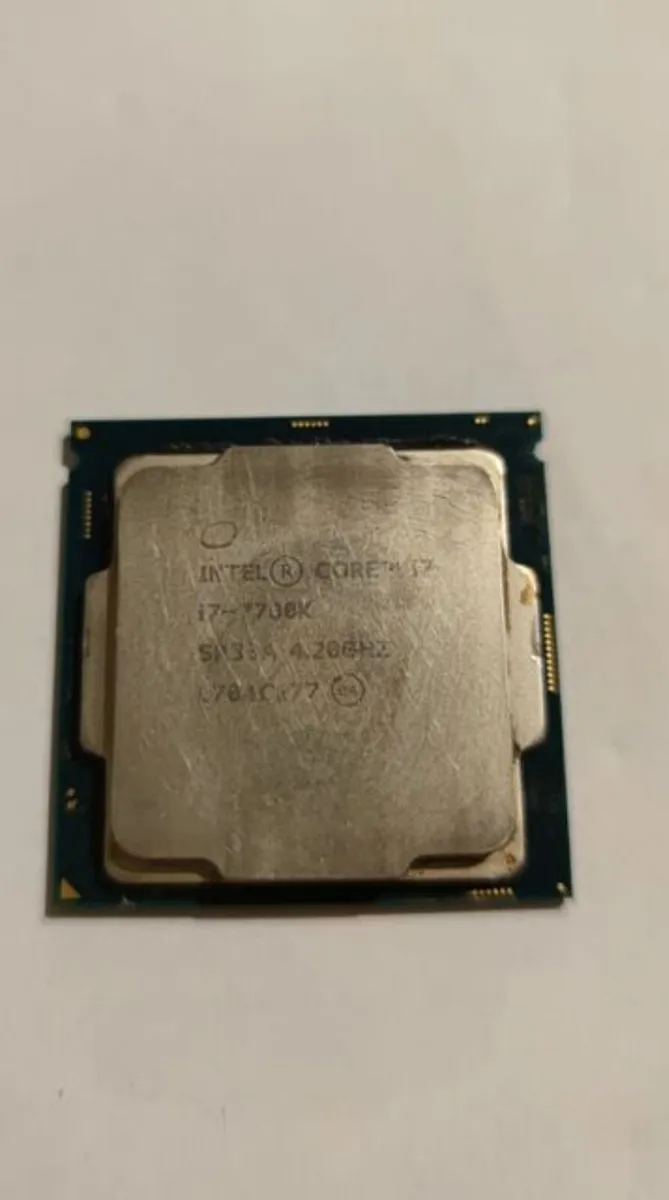 Intel core I7 7700K CPU