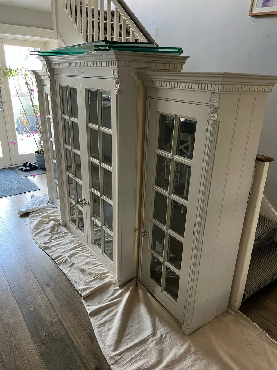 Solid Wood Hand Crafted Kitchen Cabinet - Image 1