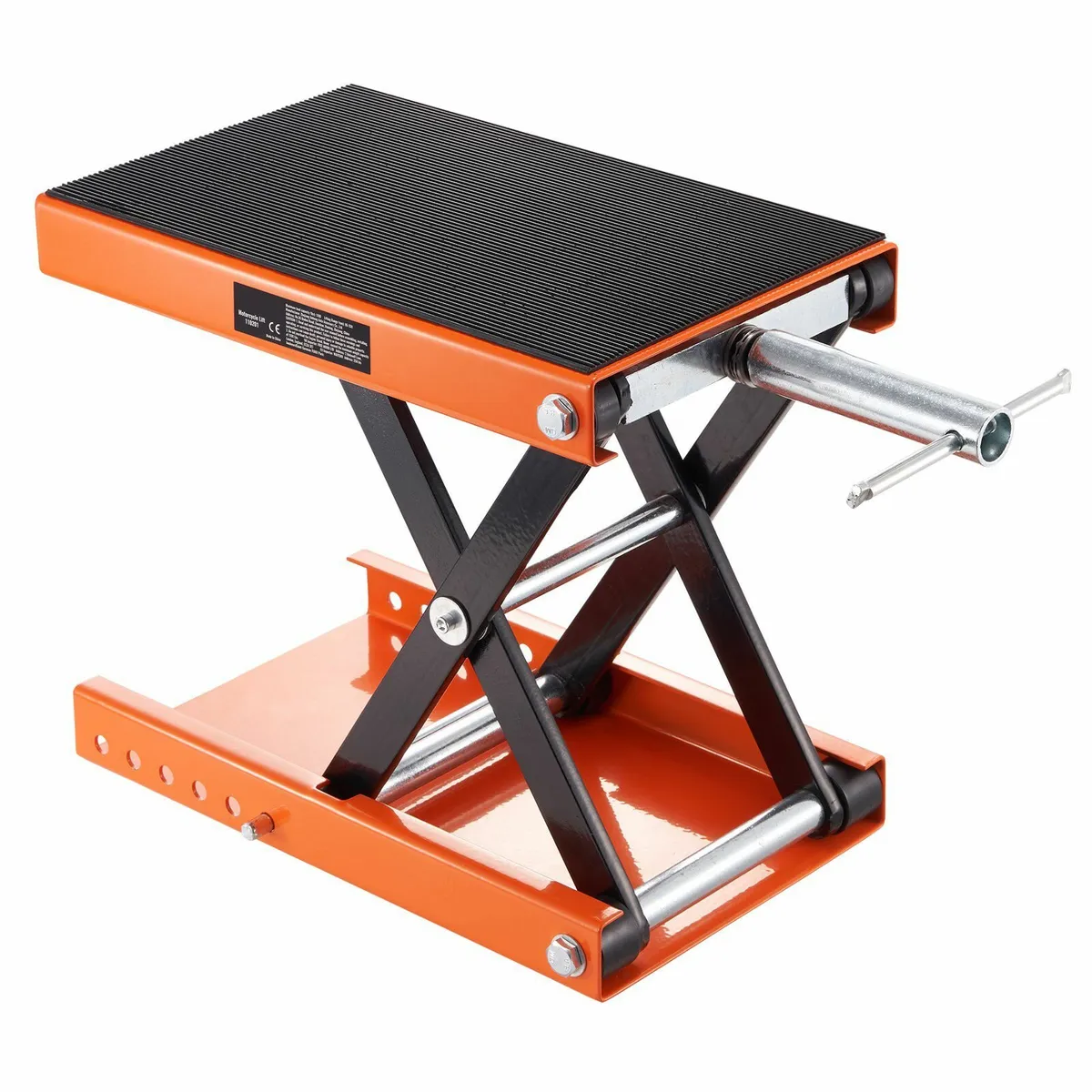 Motorcycle Scissor Jack Lift 1100 lbs Wide Deck - Image 1