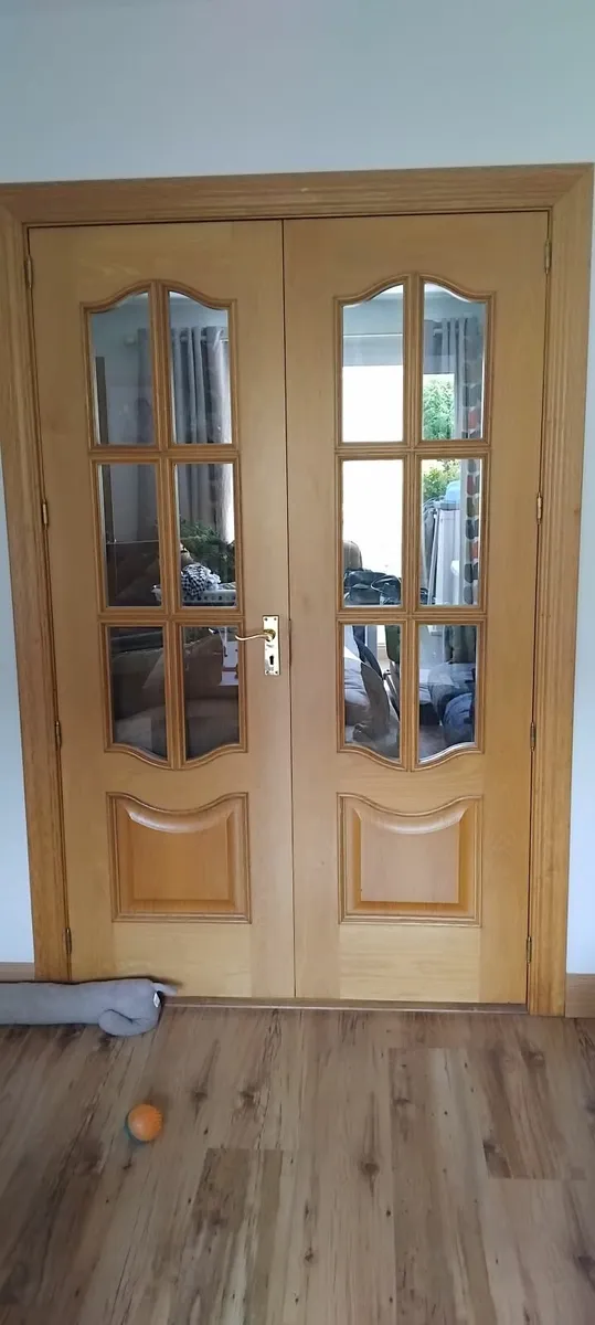 Internal oak laminate doors - Image 1
