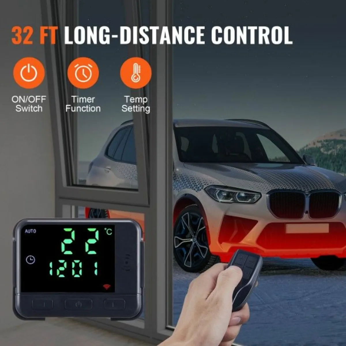 Diesel Air Heater 12V 2KW LCD Display Remote Contr - Image 2