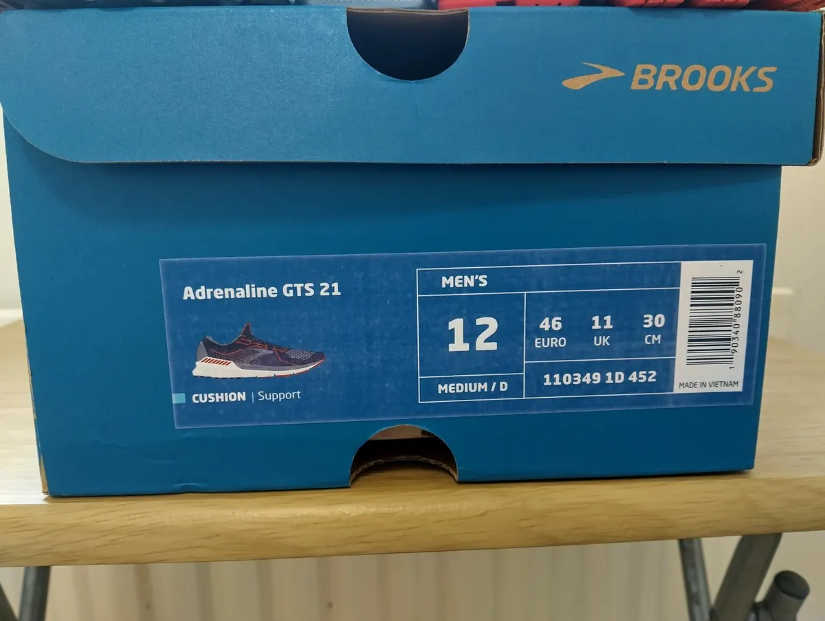 Brooks Adrenaline GTS 21 Running Mens Size UK 11 - Image 3