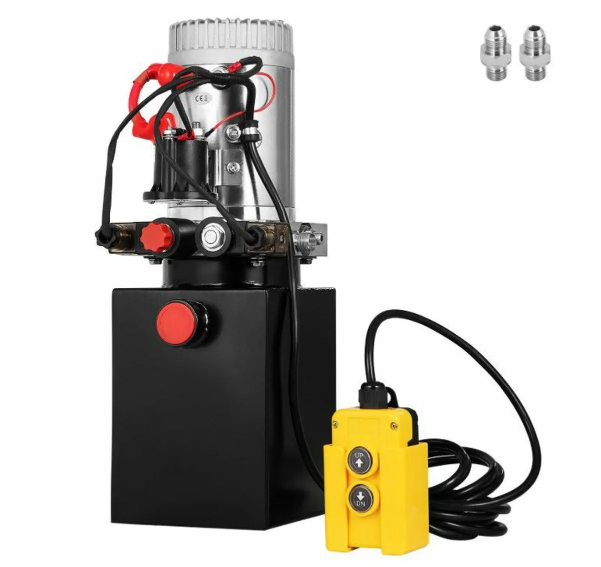4 Quart Double Acting Hydraulic Pump+ 12V DC motor - Image 1