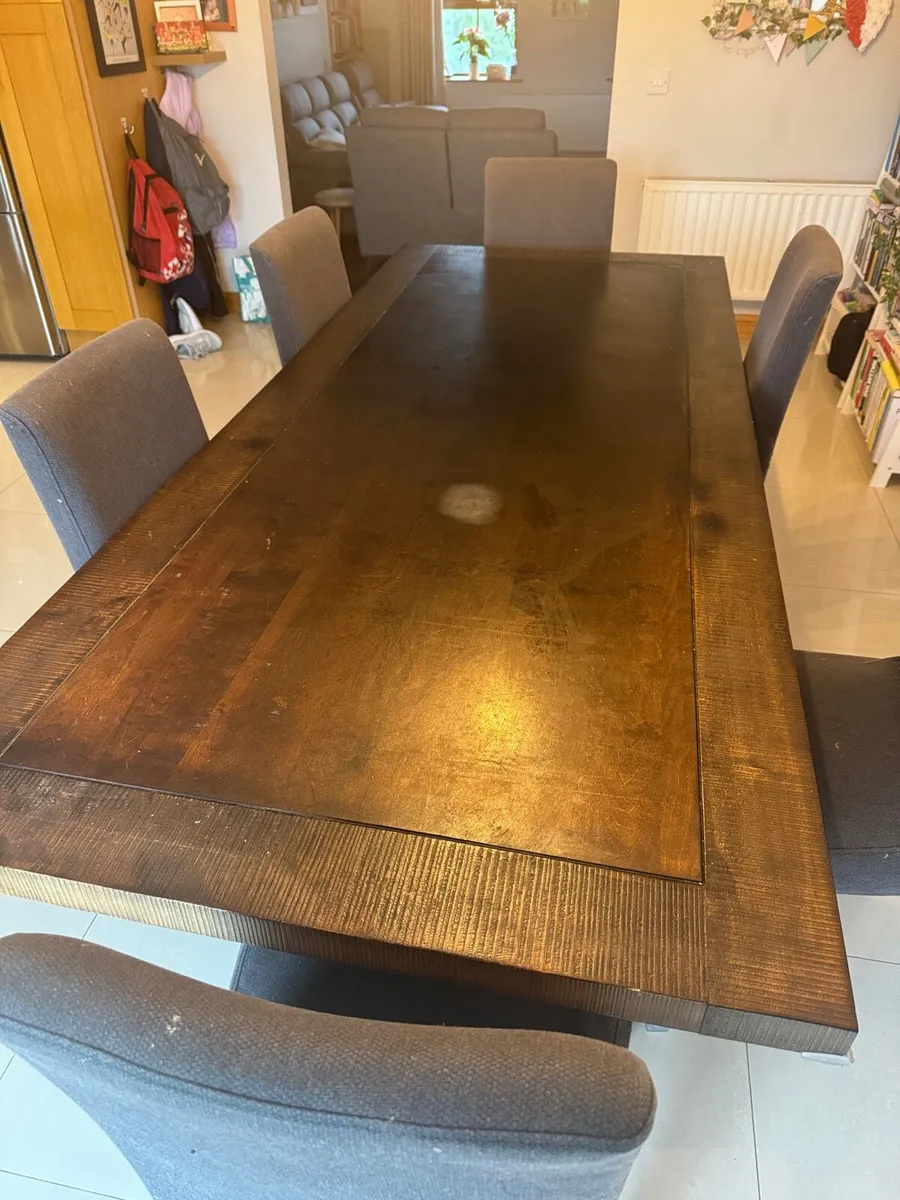 Dining Table and 6 Chairs - Image 1