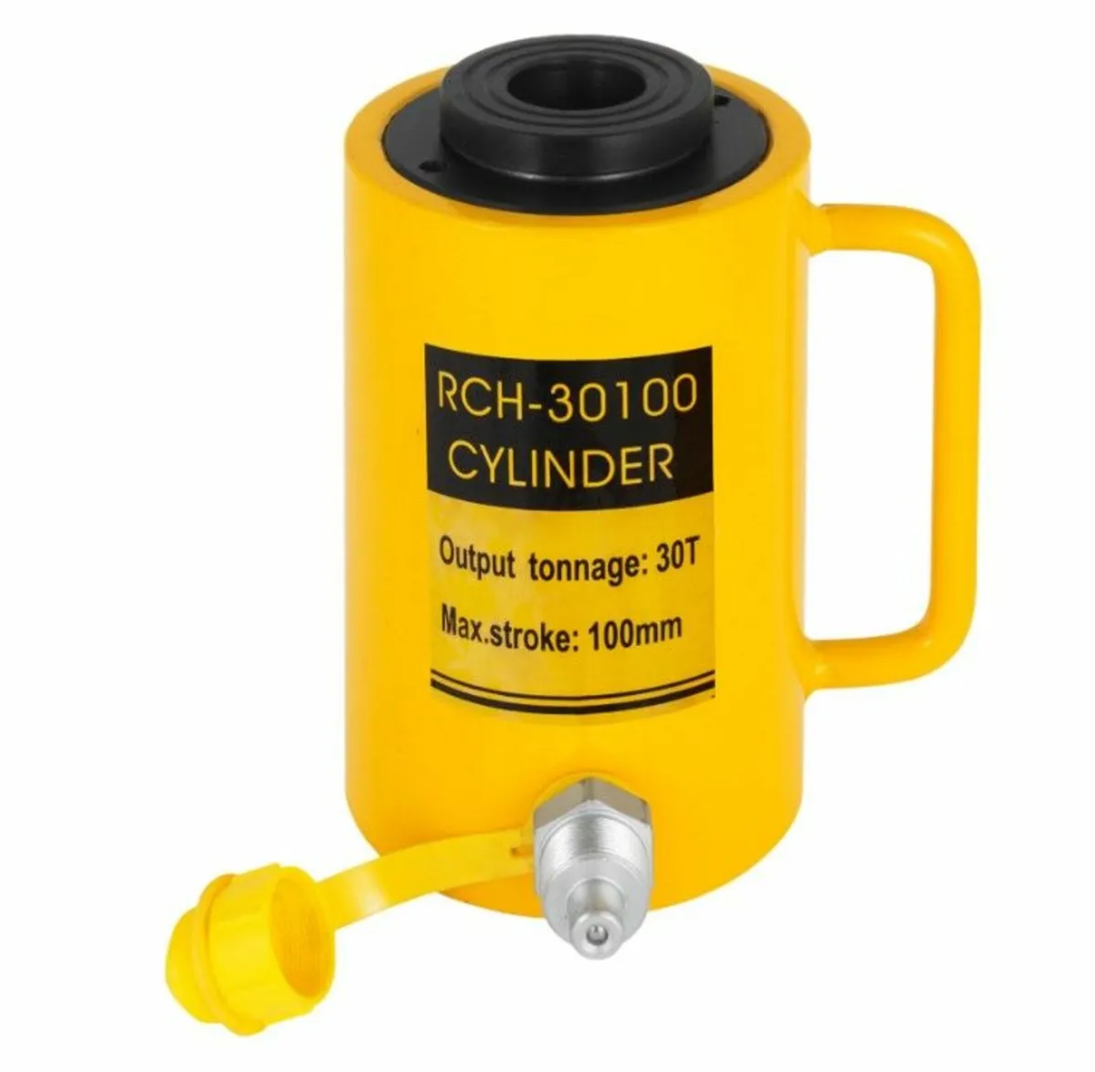 30Ton 4 Inch Stroke Hollow Hydraulic Cylinder Jack - Image 1