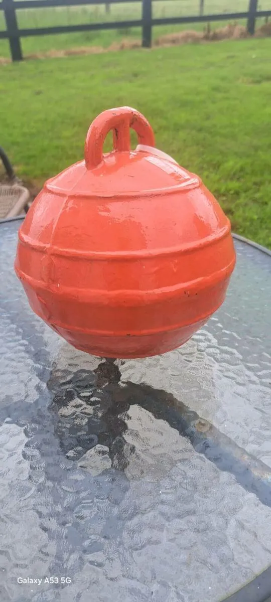 Old aluminium sea floting ball