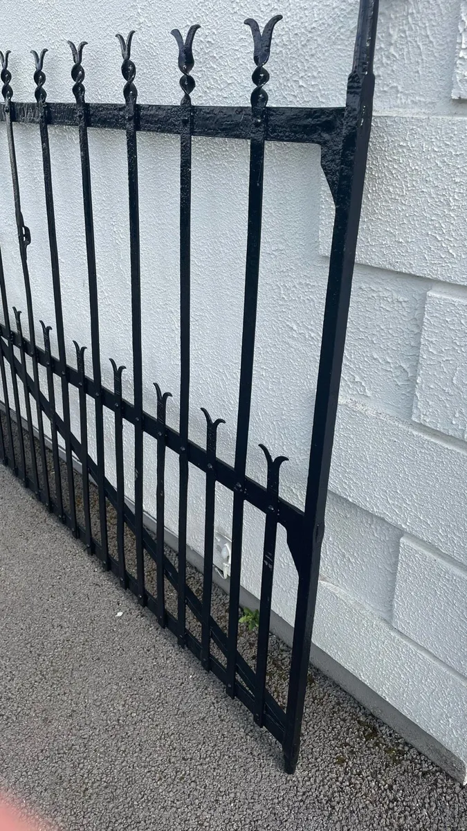 Vintage Wrought Iron Gates - Image 2