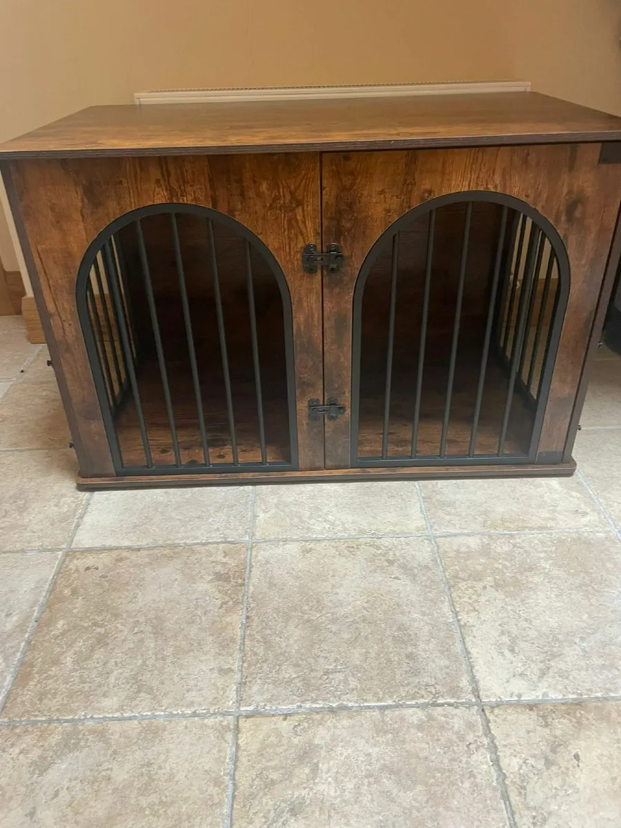 Wooden Dog Crate - please read description below - Image 1