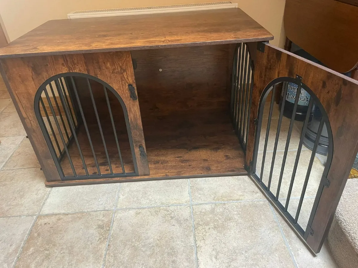 Wooden Dog Crate - please read description below - Image 2