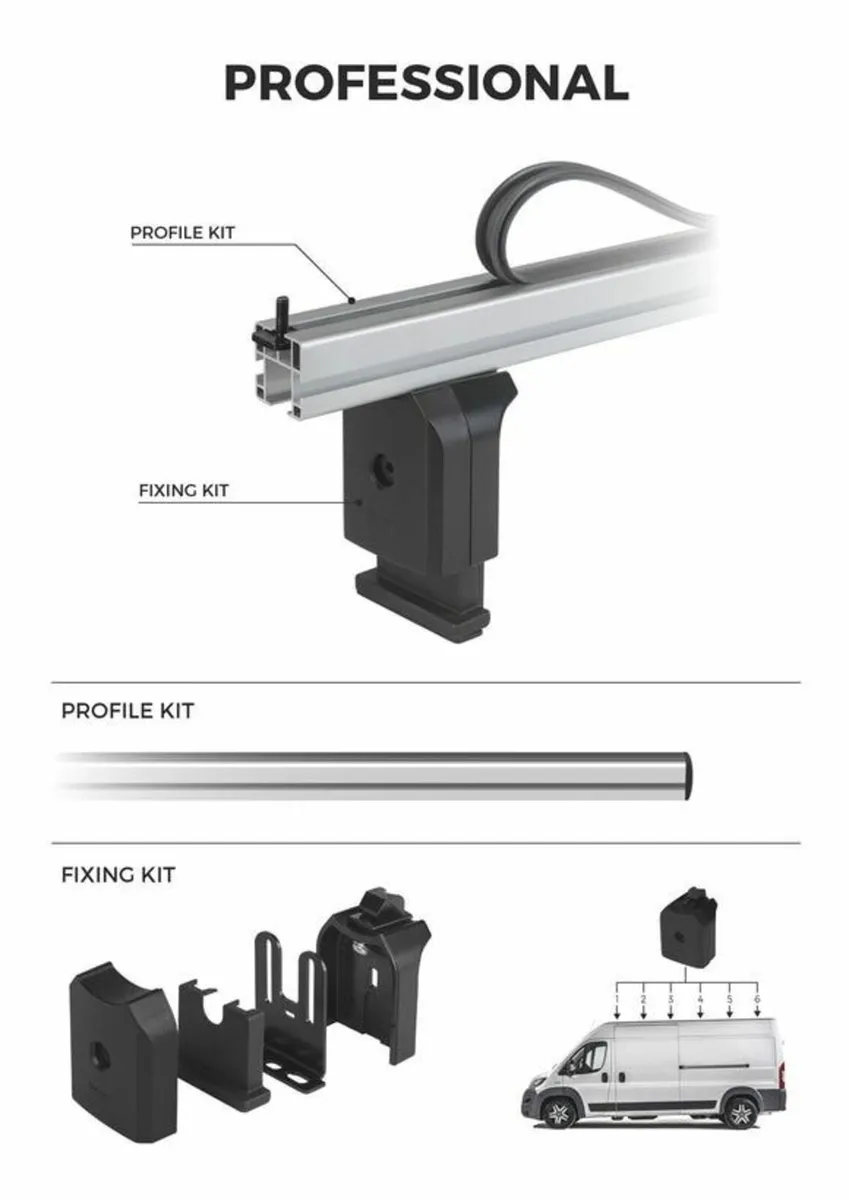 Roof Bars for Ford Connect Van 2013 on - Image 2