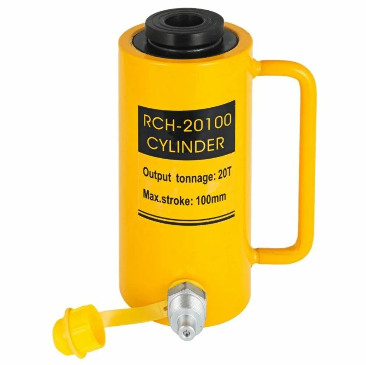 20T 100mm Hollow Plunger Hydraulic Cylinder Jack - Image 1