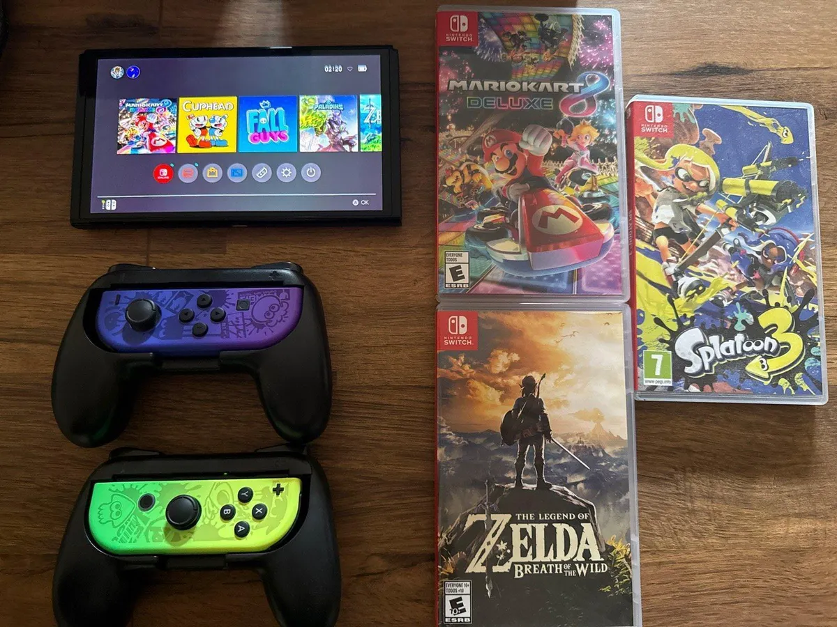 Nintendo Switch OLED (Splatoon 3 limited edition) - Image 3