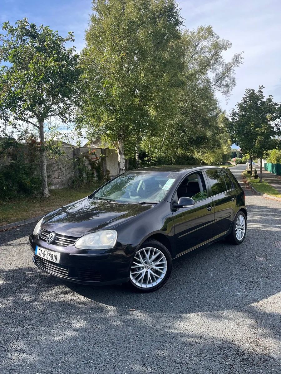 Black 2007 VW Golf 1.4 Manual - Image 2