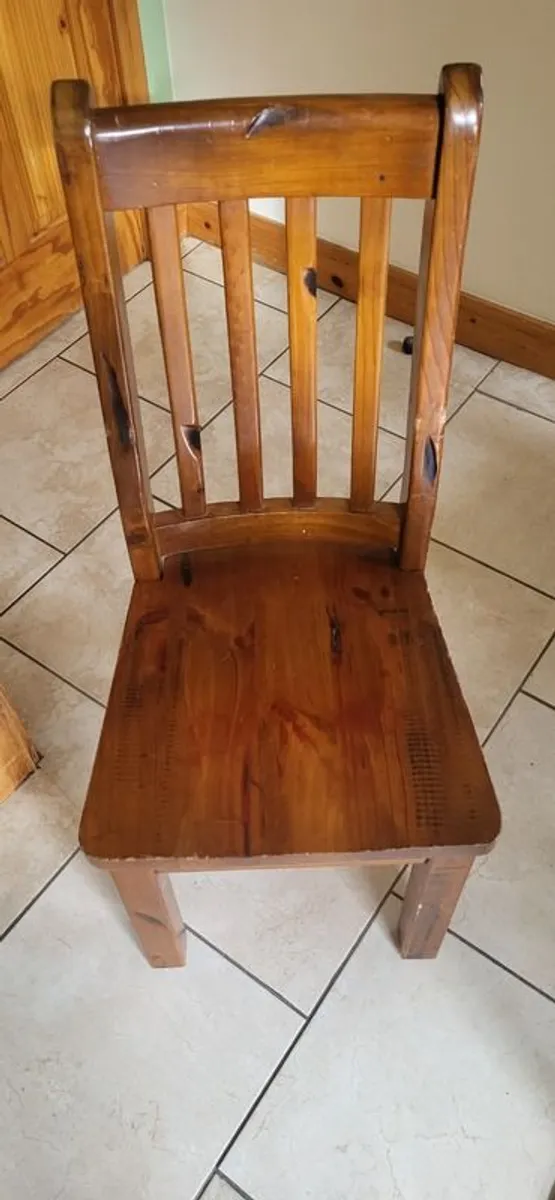 6x Mahogony chairs