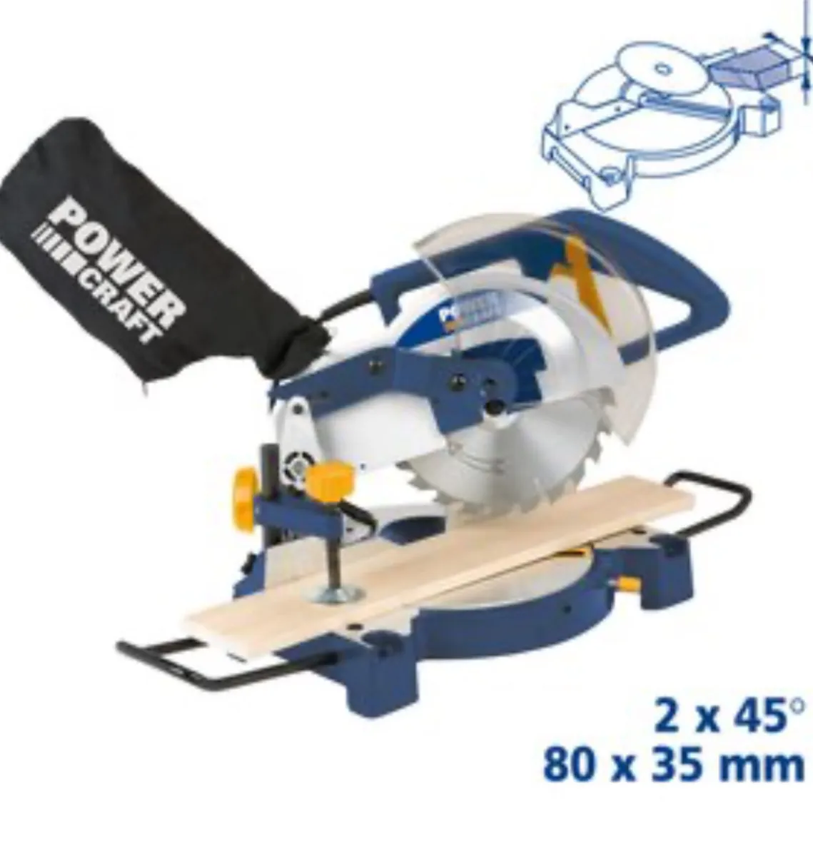 Power craft mitre saw