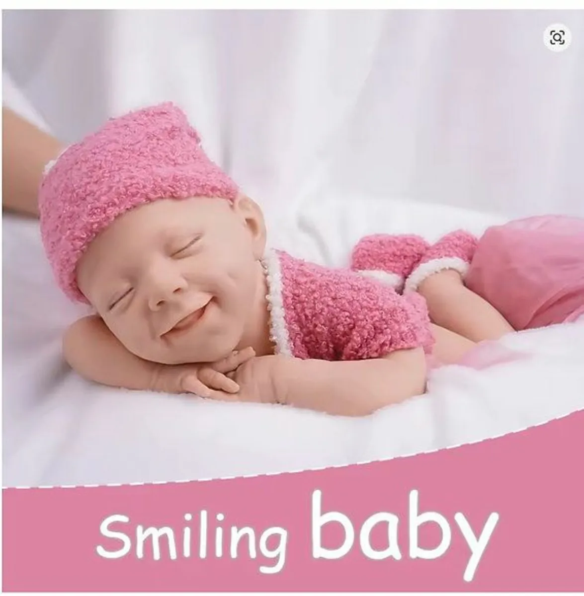 Reborn Doll Full Silicone Weighted 2.7 kg - Image 3