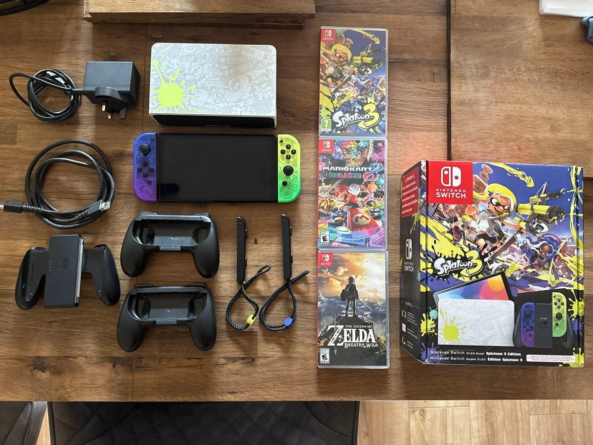 Nintendo Switch OLED (Splatoon 3 limited edition) - Image 1
