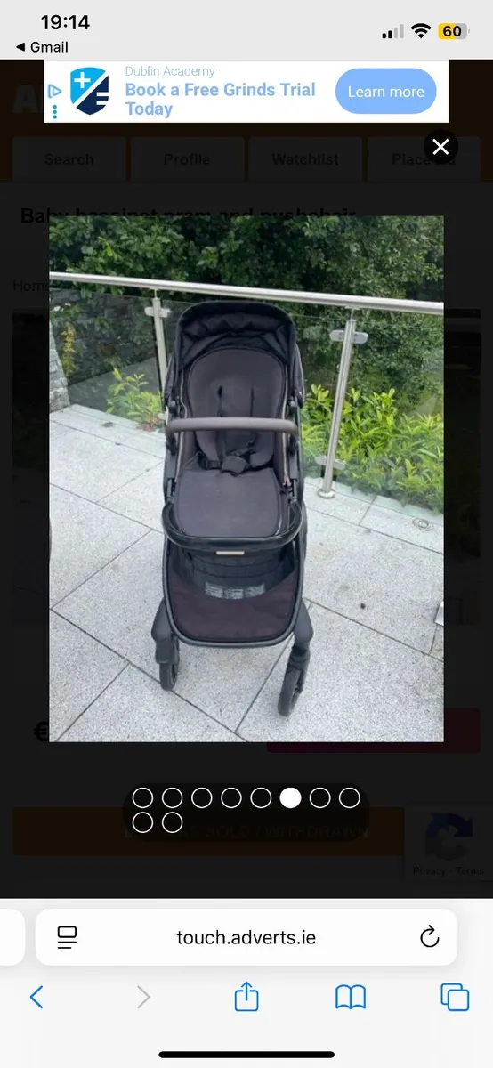 Nuna baby bassinet pram pushchair - Image 2