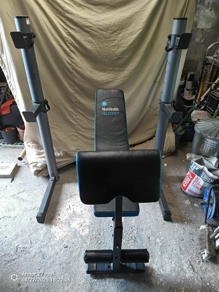 Squat rack and bench - Image 2