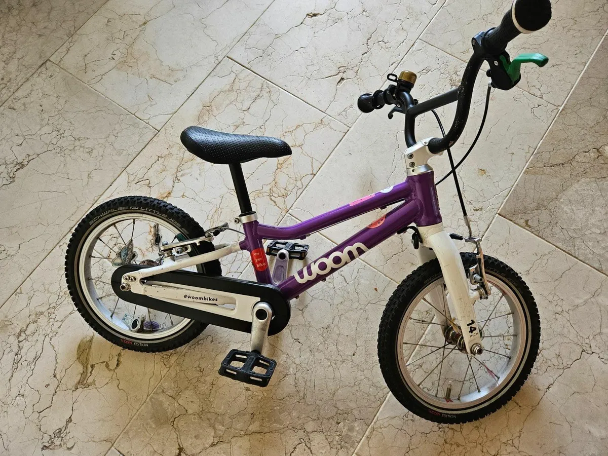 Woom Go 2 Kids Bike (14 inch) - Image 1