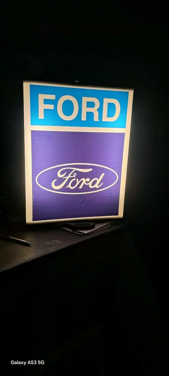 Ford   light up sign - Image 1