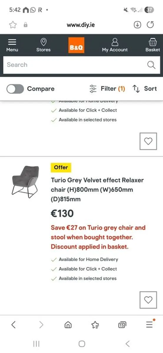 chair TURIO B N Q Chair - Image 3