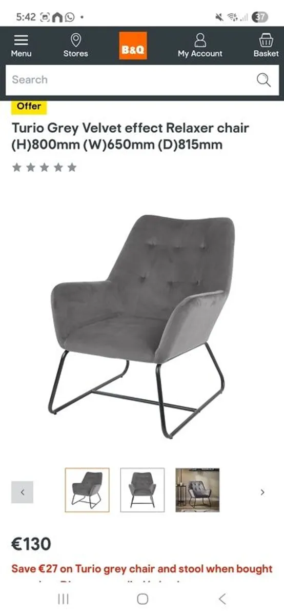 chair TURIO B N Q Chair - Image 4