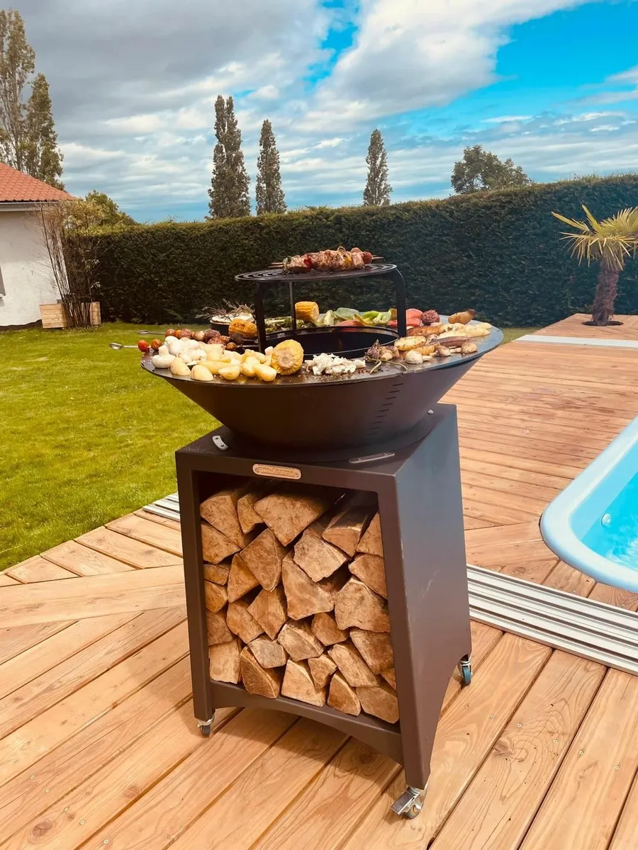 FIESTA High brazier with plate and removable steel - Image 4