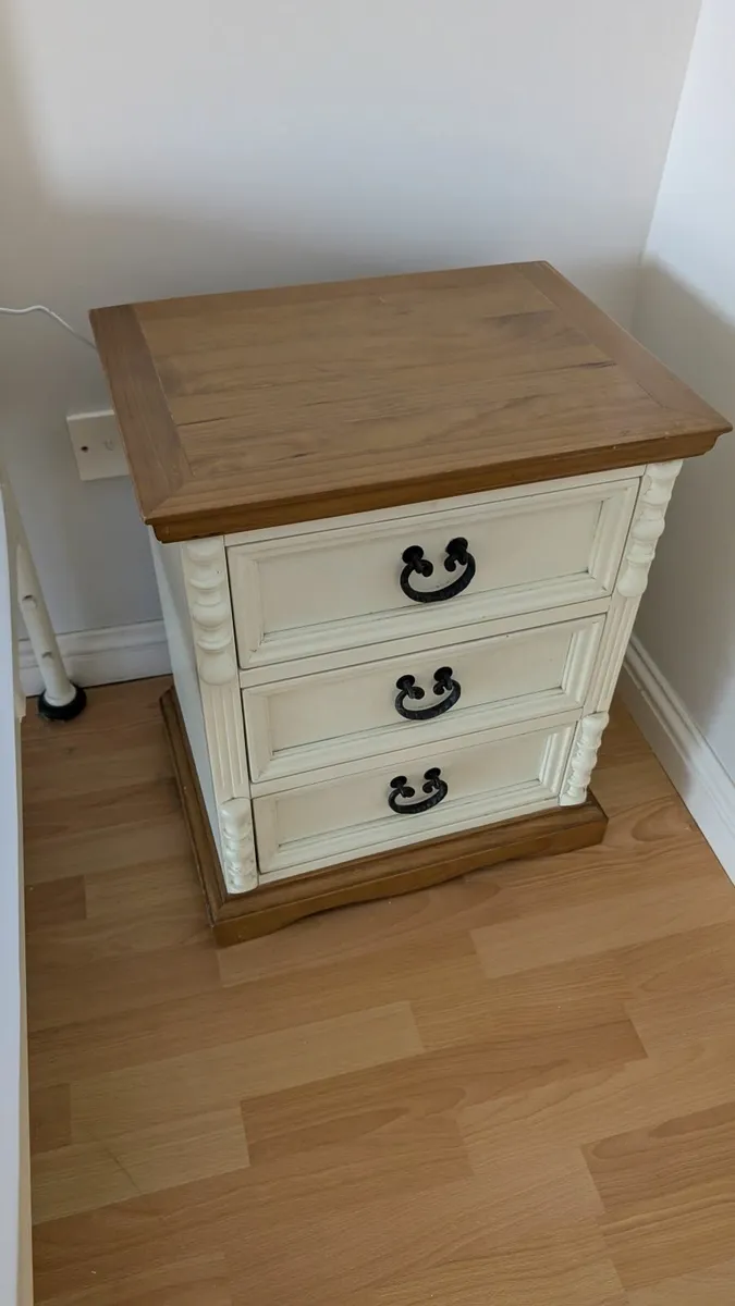 Wooden Bedside Table - Image 1