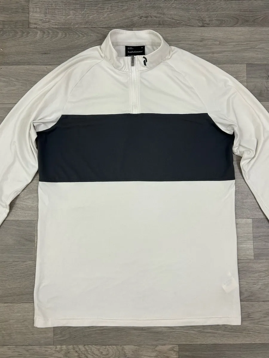 Peak Performance Half Zip Golf Jumper Mens Medium - Image 2