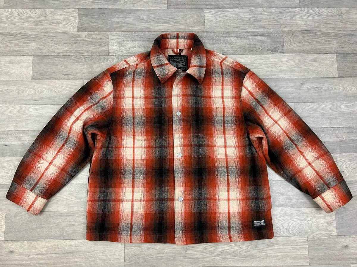 Levis Portola Chore Wool Blend Jacket Mens L/XL - Image 1