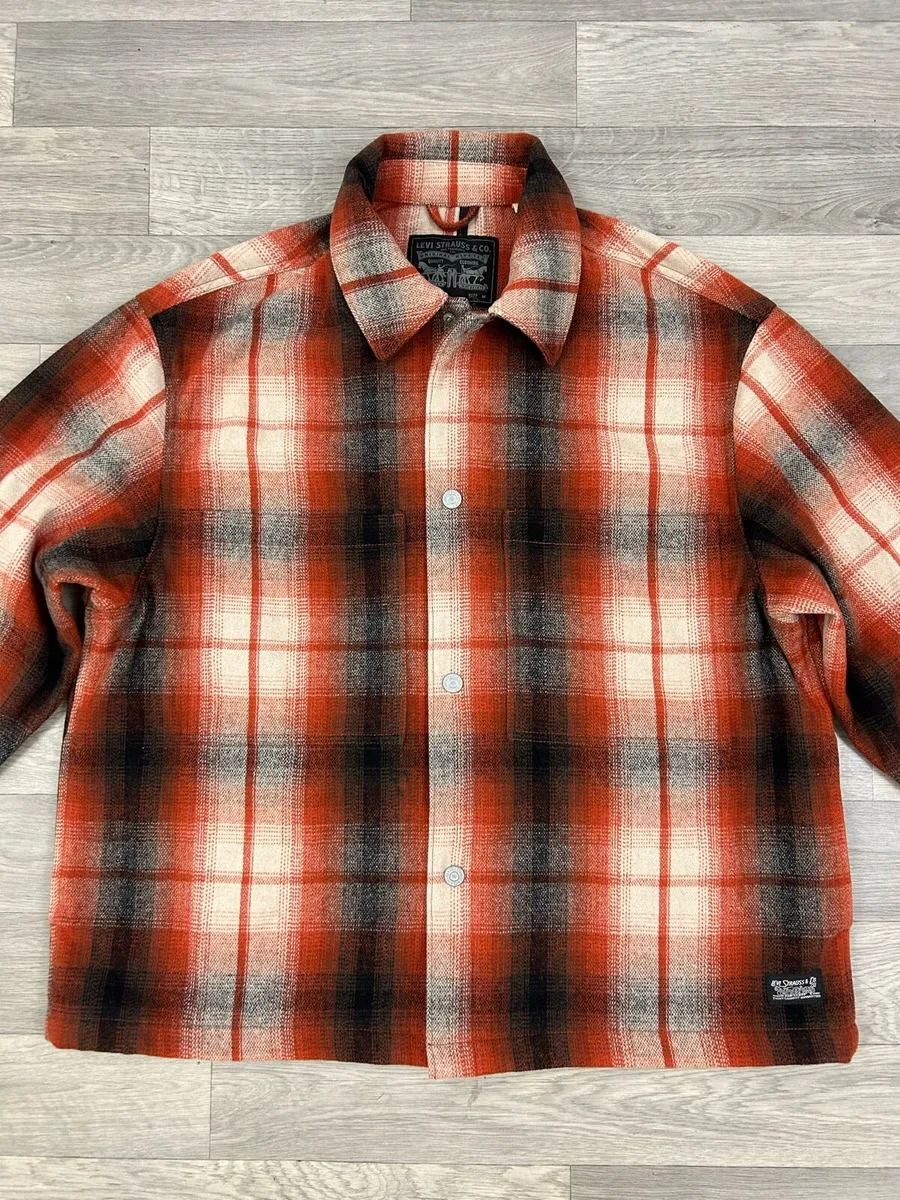 Levis Portola Chore Wool Blend Jacket Mens L/XL - Image 2