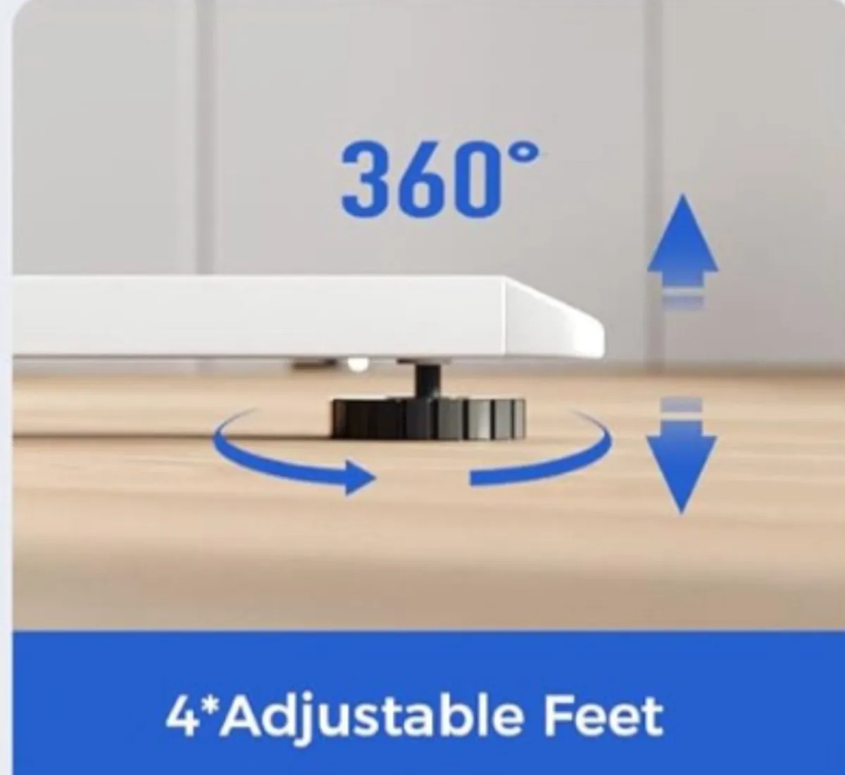 Electric Standing Desk, 120 x 60 cm Height Adjusta - Image 2