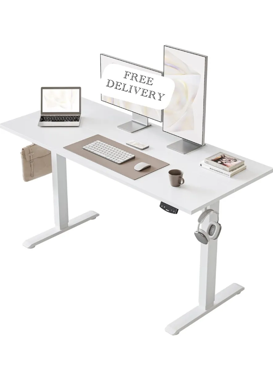 Electric Standing Desk, 120 x 60 cm Height Adjusta - Image 1