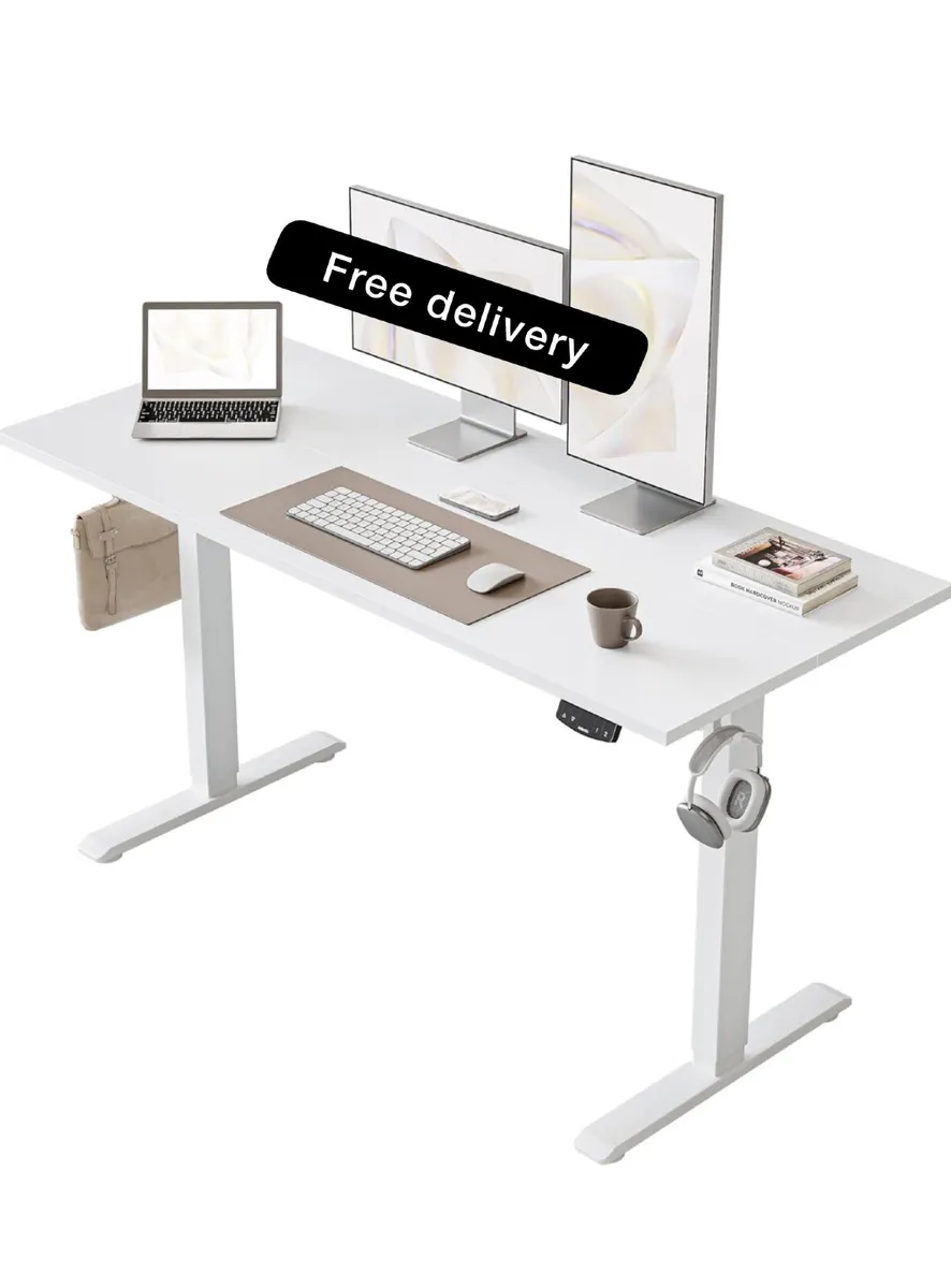 Electric Standing Desk, 120 x 60 cm Height Adjusta - Image 1